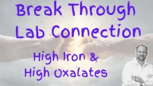 Breakthrough lab connection between high iron and high oxalates explained.