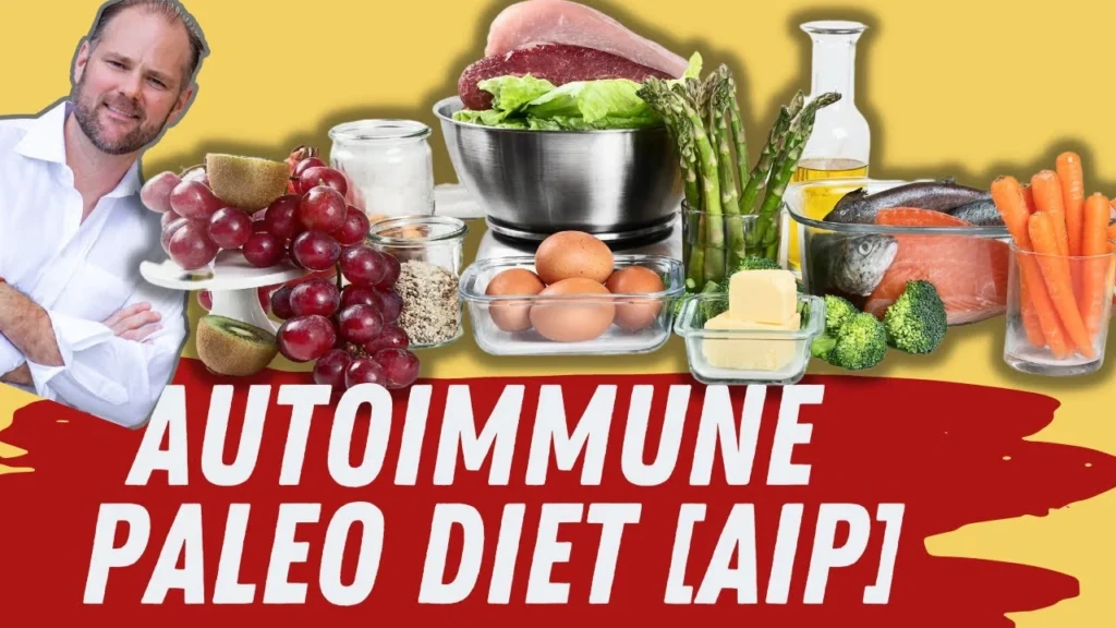 Autoimmune paleo diet AIP food list showing approved vegetables meat fish versus standard paleo allowed foods.
