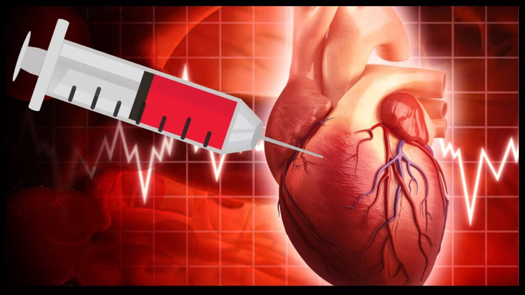 PULS cardiac test study showing increased inflammatory markers and higher risk of acute coronary syndrome after mRNA COVID vaccination.