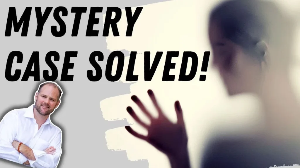 Graphic titled "Mystery Case Solved!" showing a functional medicine approach to resolving complex health issues.