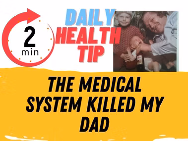 Personal story about medical system failure leading to patient death from overmedication.