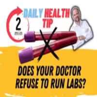 Frustrated patient asking if their doctor refuses to run necessary lab tests for chronic health problems.