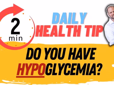 Hypoglycemia Symptoms 3 Warning Signs of Low Blood Sugar 2-Min Daily Tip