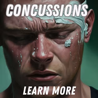 Educational header for concussion awareness and information resource.