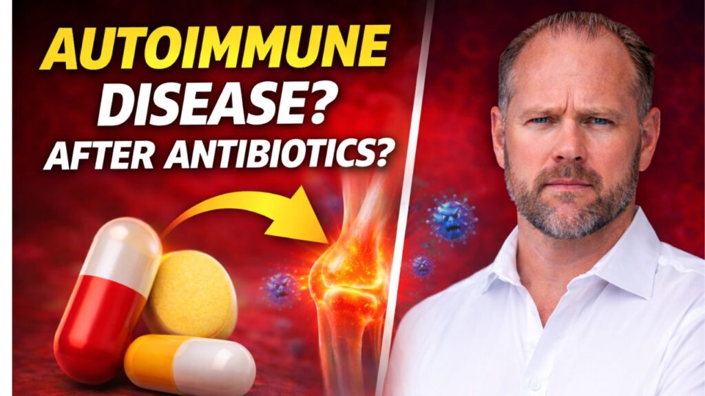 Dr. Hugh Wegwerth explaining possible autoimmune symptoms after antibiotics using a functional medicine root-cause approach.