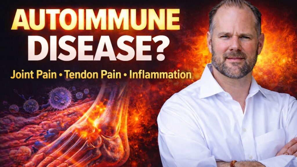 Dr. Hugh Wegwerth discussing autoimmune disease, chronic joint and tendon pain, inflammation, and collagen-related connective tissue issues using a functional medicine approach.