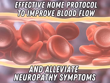 Home protocol for improving blood flow and reducing neuropathy symptoms with infrared thermal measurement techniques
