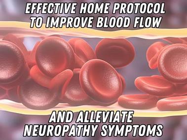 Home protocol for improving blood flow and reducing neuropathy symptoms with infrared thermal measurement techniques