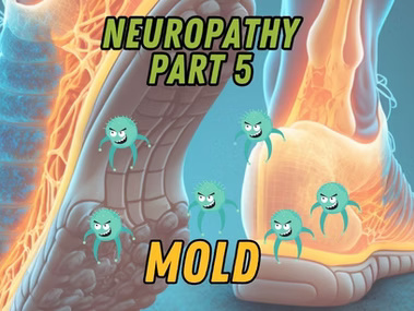 Neuropathy and mold connection showing how mold toxicity contributes to nerve damage, inflammation, and chronic pain