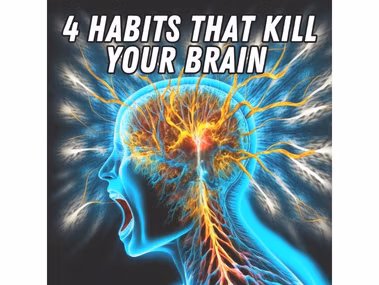 Common habits that damage brain health, including diet, stress, and gut issues.