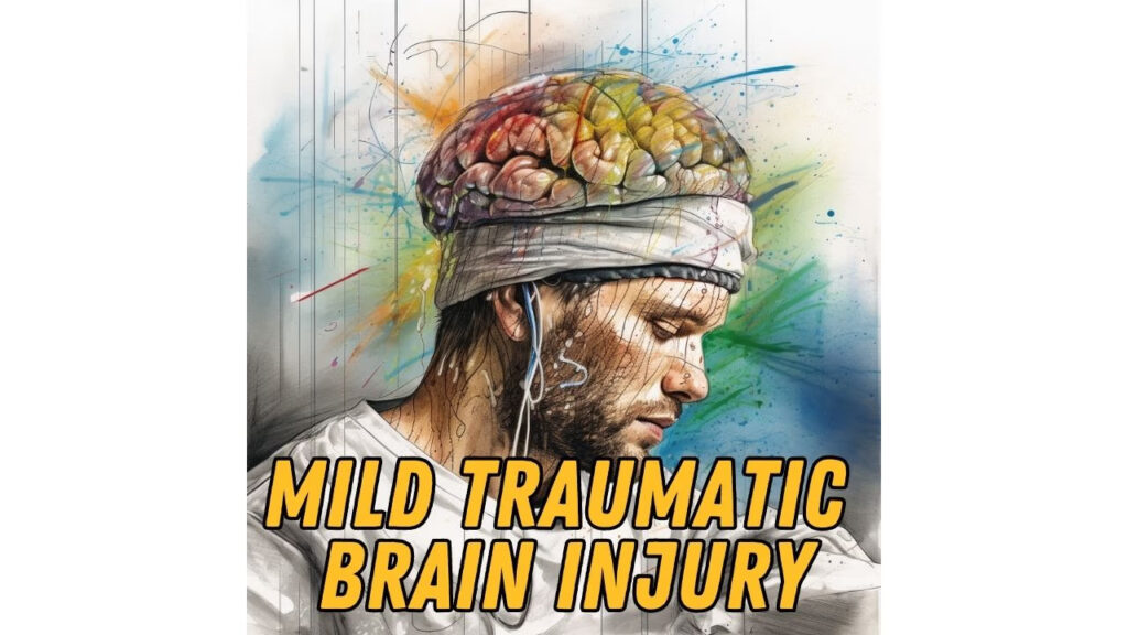 Header for an educational article on mild traumatic brain injury causes and symptoms.
