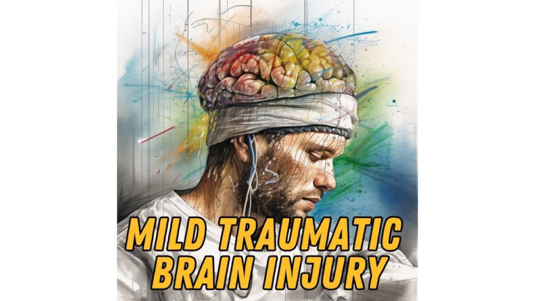 Header for an educational article on mild traumatic brain injury causes and symptoms.