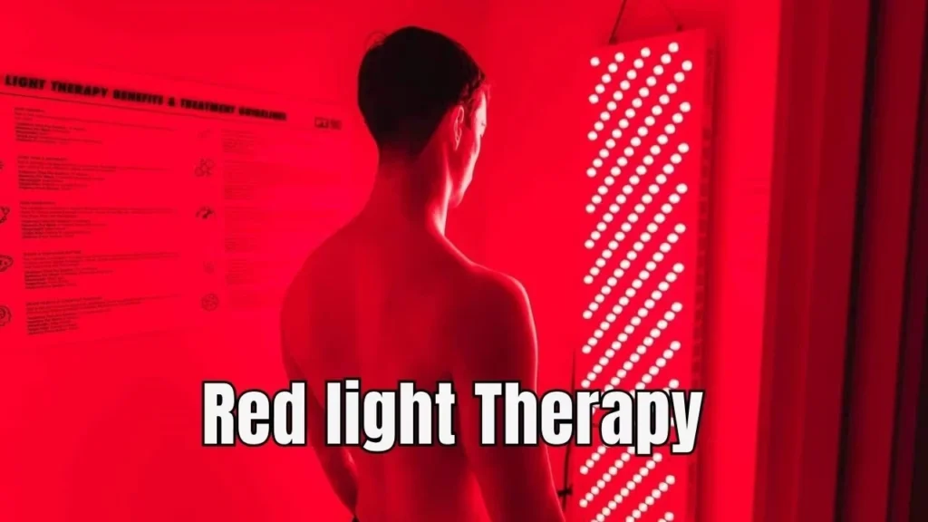 Red light therapy device and its benefits for pain relief, muscle recovery, and cellular energy.
