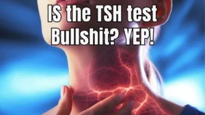 Critique of TSH thyroid test limitations with call for full thyroid panel including T3, T4, and antibodies.