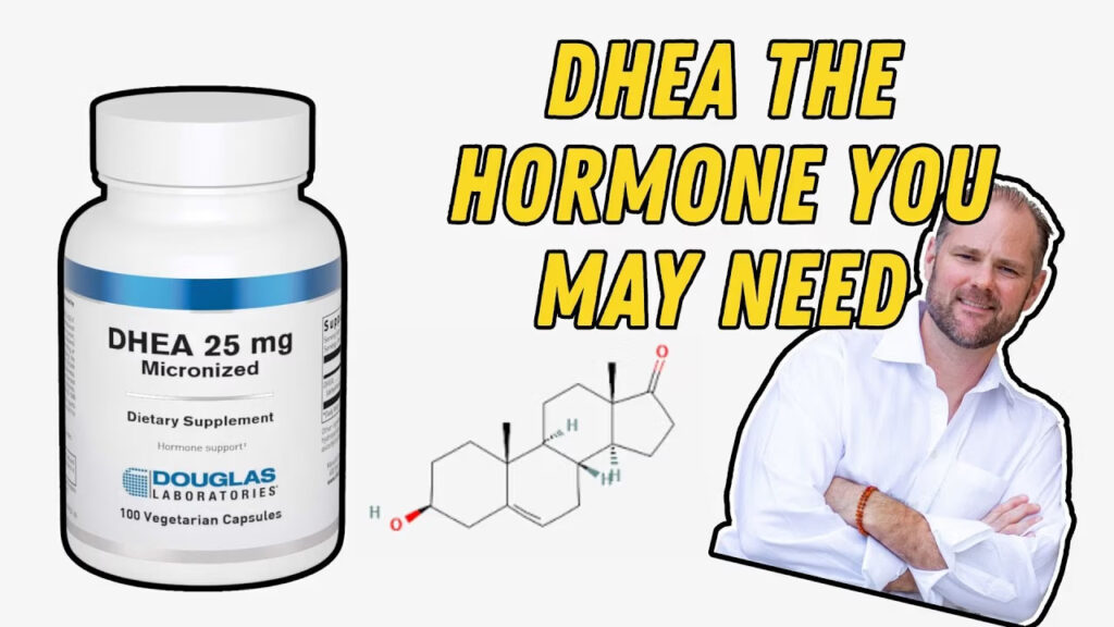 Douglas Laboratories DHEA 25mg micronized dietary supplement bottle for hormone support