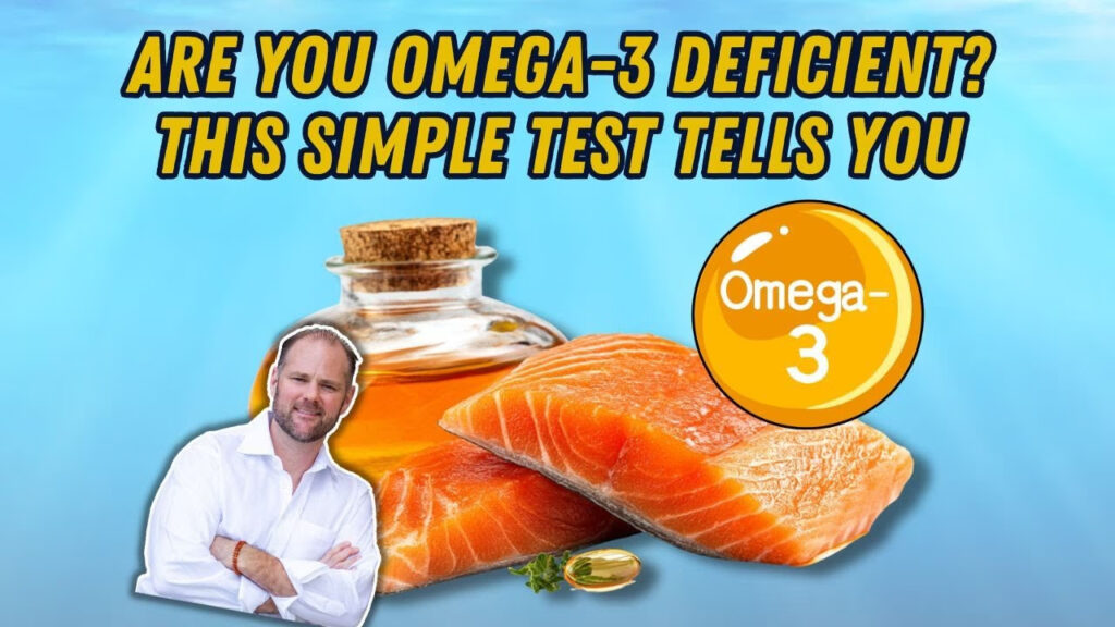 At-home Omega-3 deficiency test kit showing a simple finger-prick blood sample to measure inflammation and fatty acid balance.