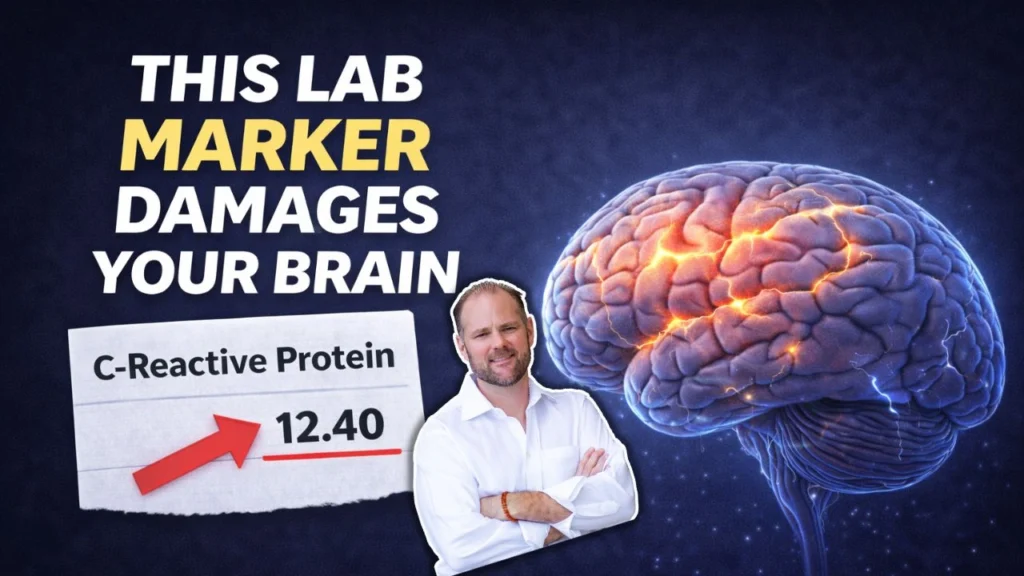 High CRP levels cause leaky brain barrier leading to brain fog and cognitive decline