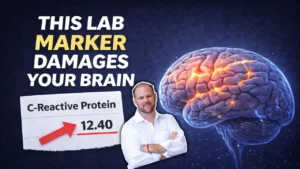 High CRP levels cause leaky brain barrier leading to brain fog and cognitive decline