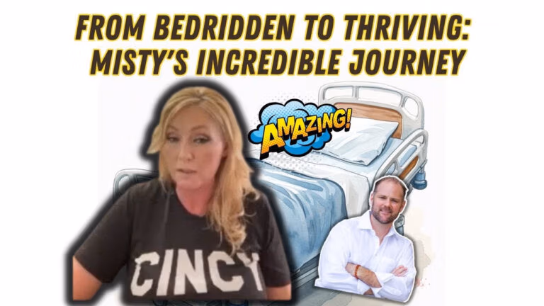 Misty's inspiring journey from being bedridden to thriving after antibiotic damage, showcasing her fluoroquinolone toxicity recovery.