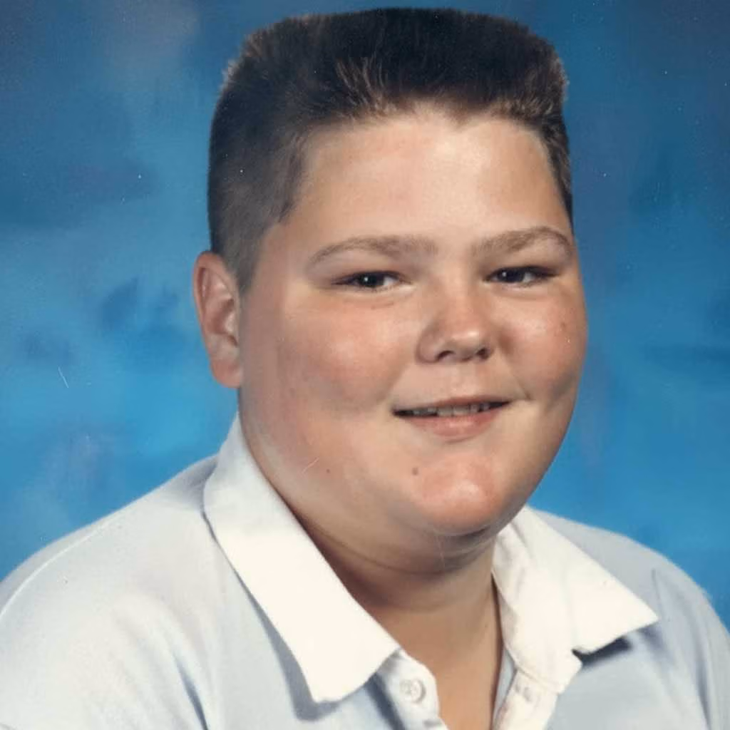 “Dr. Hugh Wegwerth in high school at 235 pounds before his 80-pound weight loss journey